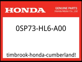 0sp73-hl6-a00 Honda Oem Part Bumper Rr