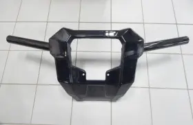 Honda 62510-hl8-a10za 23-25 Pioneer 1000-6 Deluxe Front Bumper Nh1 Black