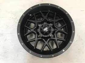 1528628536b Itp K4e Hurricane Matte Black Atv Wheel Front Rear 15x7 4/137 5 2 15rb118