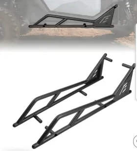 B0101-04621-bk Kemimoto Utv Nerf Bar Rock Sliders With Step For Polaris Rzr Pro 2020-2026