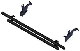 101565 Kfi Double Tube Rear Bumper For 14 Honda Pioneer 700/4
