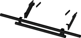 Kfi Kfi102310 For 25 John Deere Gator 875 Xuv/845 Hpx Double Tube Rear Bumper