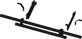 Kfi Kfi102335 For 2026 Can-am Defender Hd11 / Max Double Tube Rear Bumper