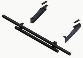 101610 Kfi Products Rear Bumper #101610 Can-am Defender Hd10/defender Hd8