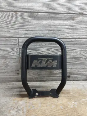 Km00131572 Ktm Front Bumper Guard Aluminum Black Rev-00