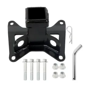 Law233730 Labwork 2ft Rear Receiver Tow Hitch For Honda Talon 1000r / 1000x 2019 Black Utv Sxs