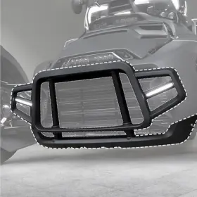 1.mb.0012-1 Luxemoto Ryker Front Bumper Guard With Led Lights Fits Can-am 600/900/sport/rally