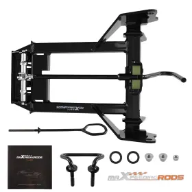 Maxpeedingrods 7i5cgh Black Steel Plow Mount For Polaris Sportsman 570 Sp Eps 2015-2019