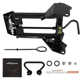 8m0uid Maxpeedingrods Black Steel Plow Mount For Polaris Sportsman 570 Sp Eps 2015-2019