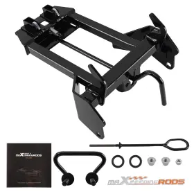 T0yrug Maxpeedingrods Black Steel Plow Mount For Polaris Sportsman 570 Sp Eps 2015-2019