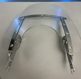 Mem4210 Memphis Shades Slim Windshield Approx 26 Inch X19 Clear Harley Davidson