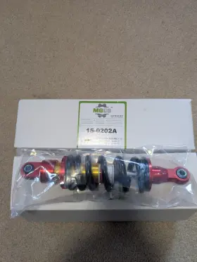 15-0202a Mogo Two - Rear Sock Assemblies Colors Red Gold And Black Adjustable