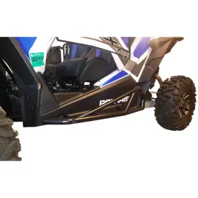 0530-1424 Moose Offroad 1004-bk Rzr Nerf Bars - Black 2-seater