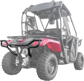 Moose Racing Oqie7zmn3w Mu Black Steel Rear Bumper For Honda Pioneer 500 4x4 15-22
