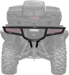 4gcjhajv2h Moose Utility Mu Black Steel Rear Bumper For Yamaha Kodiak 700 4x4 16-19
