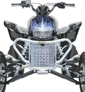 6488-m513554-atv Motorsport Products Ez-fit Mx/xc Bumper-silver For 1993-2008 Honda Trx300ex