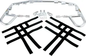 81-3801 Motorsport Products Ez-fit Nerf Bars Silver Fits Yamaha Yfm250r Raptor 250 08-11