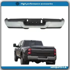 Ack3962732 Munirater Rear Step Bumper Face Bar Chrome Steel Replacement For Ram 2500/3500 2019-2024