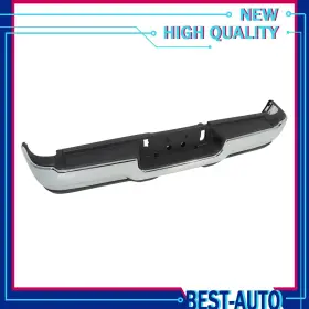 Be258106x Munirater For Ram 2500/3500 2019-2024 Rear Step Bumper Face Bar Chrome Steel Replacement