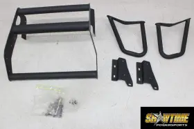 2876102-418 Oem 05-09 Polaris Sportsman 500 Front Bumper Push Brush Bar Guard Brackets Set