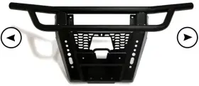 1020136-458 Polaris Matte Black Bumper 2015-2023 Ev Ranger 570 Read Description
