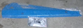 2881587-689 Polaris 2014-2025 Velocity Blue Low Profile Rock Slider R.h. Only #