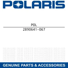 2890641-067 Polaris Gloss Black Mtx Front Bumper