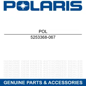 5253368-067 Polaris Brkt-grill Support Blk Trail Blazer Boss 330