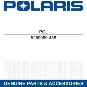 5269089-458 Polaris Matte Black Front Left Bumper Cover Mount Bracket