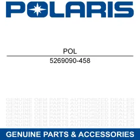 5269090-458 Polaris Matte Black Front Right Bumper Cover Mount Bracket
