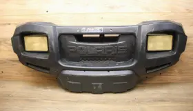 5434698 Polaris 2004 04 Sportsman 700 Black Front Bumper Grill W Headlights Centerpiece