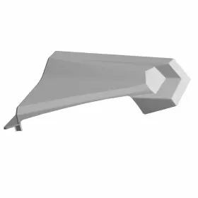 5450039-493 Polaris Center Visor Left Nuclear Sunset Genuine Oem Part Qty 1
