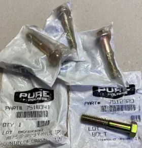 7512329 Polaris 7518341 Oem Front Bumper Mount Bolts Sportsman Ranger X4 Sled
