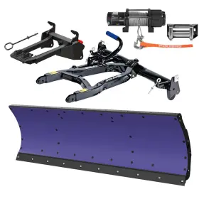 Fk1000090 Polaris Glacier Pro Plow System Kit Poly Blade 2015-2018 Sportsman 450 570 Oem