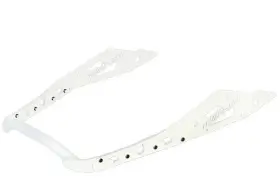 Nxprb231-wht Pro Armor Nxt Lvl Rear Bumper White Polaris Matryx