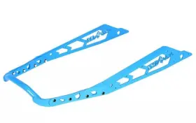 Nxprb232-sbl Pro Armor Nxt Lvl Rear Bumper Sky Blue Polaris Matryx
