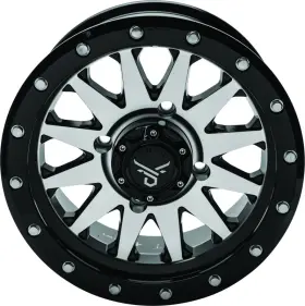 Quadboss 608555 Wagon 14x7 Aluminum Wheel - For 4x137 Bolt Pattern 5 2 Offset