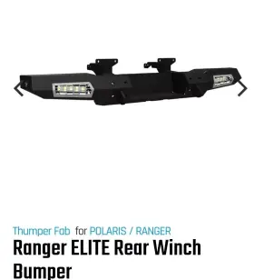 Tf010602-bk-gr-l Ranger Tf010602-x Elite Rear Winch Bumper Fitment Guide In Description