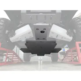 2444.6918.1 Rival Powersports Usa Skid Plate - Alloy For Kawasaki Kaf