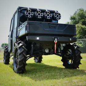 S3093-l S3 Power Sports Rear Winch Bumper Polaris Ranger Xp 900/1000 - Black