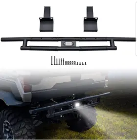 Zp-yj-030506-033 Sautvs Utv Rear Bumper Brush Guard With Led Light - Fits Polaris Ranger Xp 900/1000
