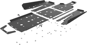 Seizmik 840109237392 76-10165kit Skid Plate - 2 Seat For Polaris Rzr Xp