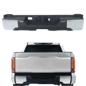 Fs2417200sr Silscvtt For Toyota Tundra 22 2023 24 Step Bumper Rear Assembly Chrome With Parking Sensors