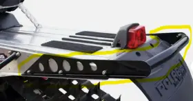 Sdrb275-bk Ski-doo 2008-2016 Rev Xp Xm 163 Inch Long Track Rear Bumper Black