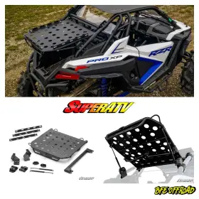 Cbs-p-proxp4-00 Superatv Cbs-p-proxp4-00#ab Adventure Alpha Rack Spare Tire Cargo Carrier Polaris Rzr Pro S / S4 Cbs-p-proxp4-00 Superatv Cbs-p-proxp4-00#ab Adventure Alpha Rack Spare Tire Cargo Carrier Polaris Rzr Pro S / S4