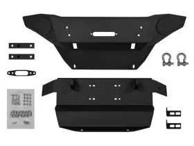 Fbg-p-ran900-00 Superatv Wrinkle Black Front Bumper Polaris Ranger 570/900/1000 Fbg-p-ran900-00 Superatv Wrinkle Black Front Bumper Polaris Ranger 570/900/1000