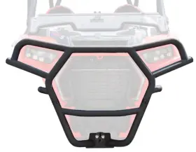 Superatv Fbg-p-rzrxpts-wm-00 Front Heavy Duty Bumper With Winch Mount For Polaris Rzr Xp Turbo S