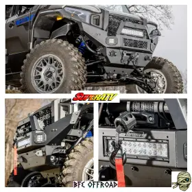 Fbg-p-xpd-k2 Superatv Winch-ready Heavy Duty Front Bumper With Lights Polaris Xpedition Adv Xp Fbg-p-xpd-k2 Superatv Winch-ready Heavy Duty Front Bumper With Lights Polaris Xpedition Adv Xp