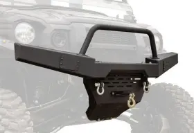 Fbgkmule00 Superatv Winch Ready Front Bumper For Kawasaki Mule Pro 2016