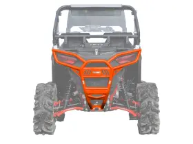 Rb-p-rzr900-04 Superatv Polaris Rzr 900 / S Rear Bumper Orange By